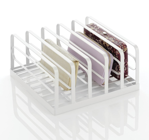 mDesign Plastic Divided Purse Organizer
