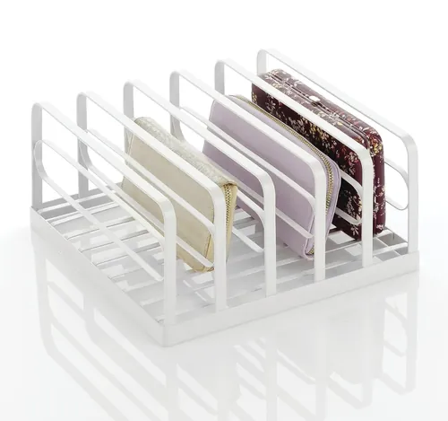 mDesign Plastic Divided Purse Organizer