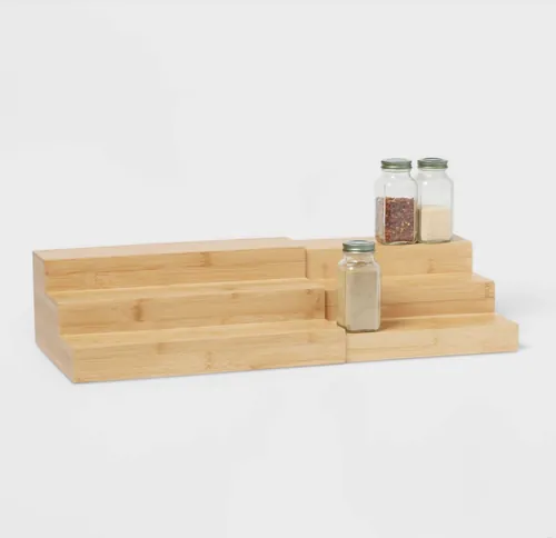 Bamboo Expandable Spice Rack