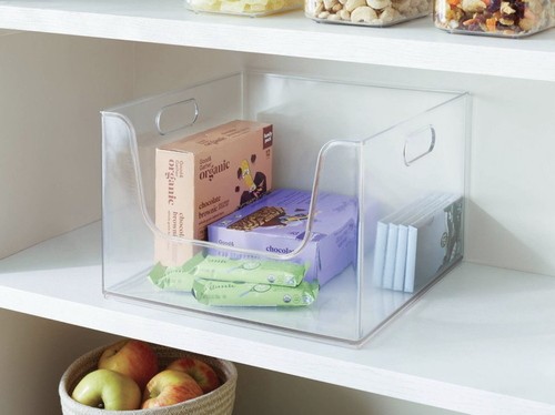 Open Front Storage Bin