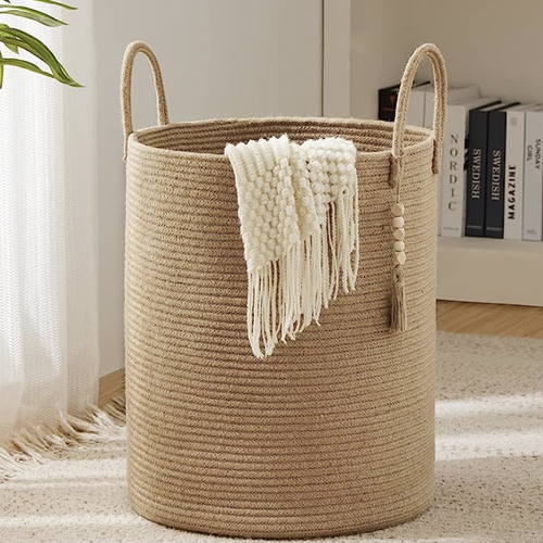 Jute Laundry Basket