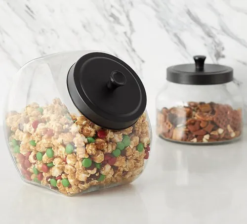 128oz Glass Penny Jar with Metal Lid – Threshold