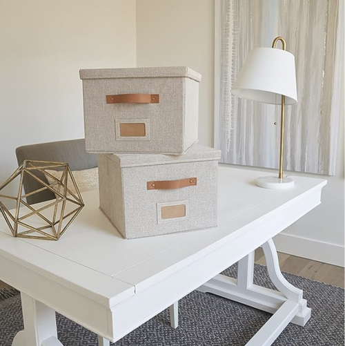 Mesh Crate File Box White