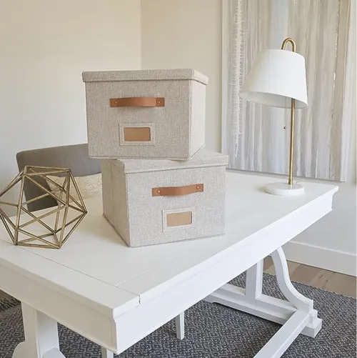 Mesh Crate File Box White – Brightroom