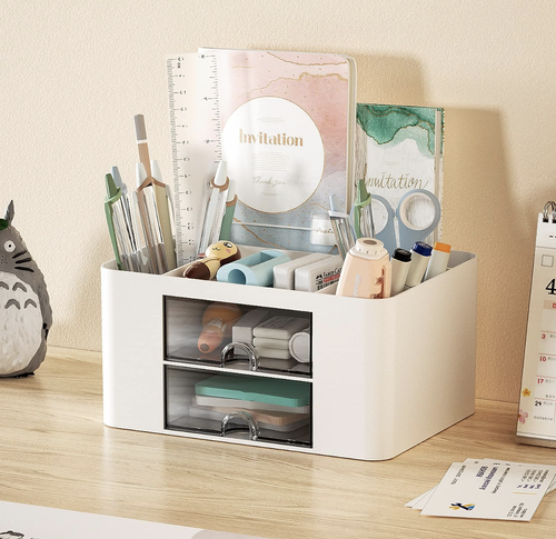 Collapsible Linen Filing Cabinets – Set of 2