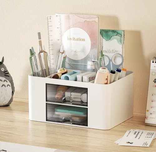 Collapsible Linen Filing Cabinets – Set of 2