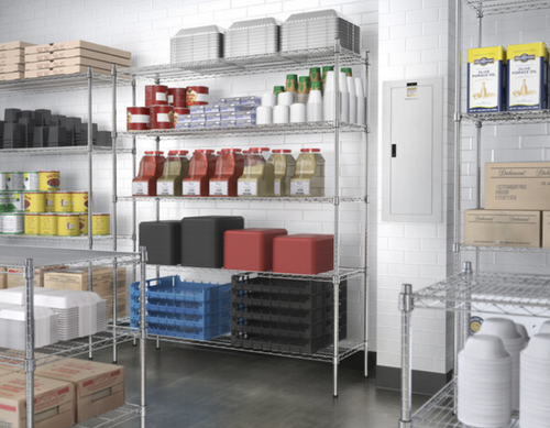 Large Metal Shelving Unit