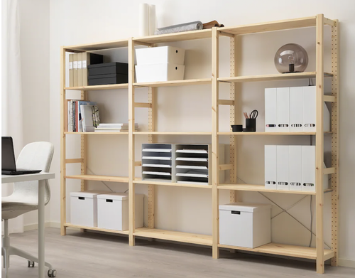 3 Section Shelving Unit